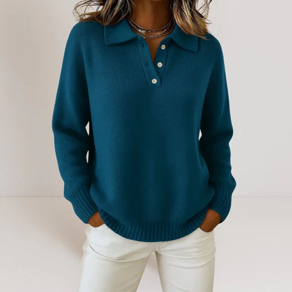 AMELIA | Polo shirt with long sleeves