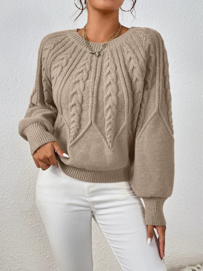 BROOKLYN | Women´s cozy braided sweatshirt