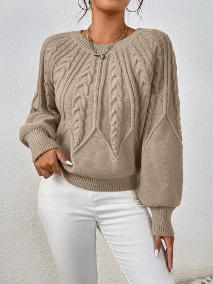 BROOKLYN | Women´s cozy braided sweatshirt