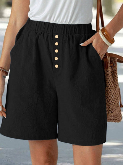 ALYSSA | Women´s loose shorts with buttons