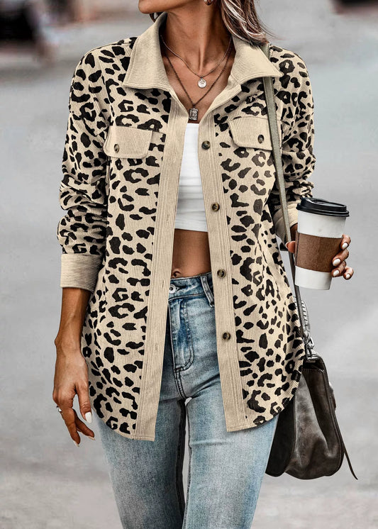 MILLE | Leopard print jacket with buttons