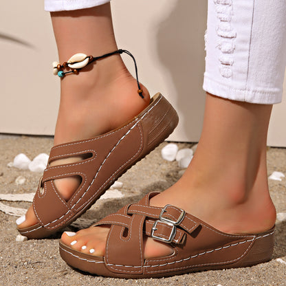 CHARLOTTE | Women´s crossover comfy sandals