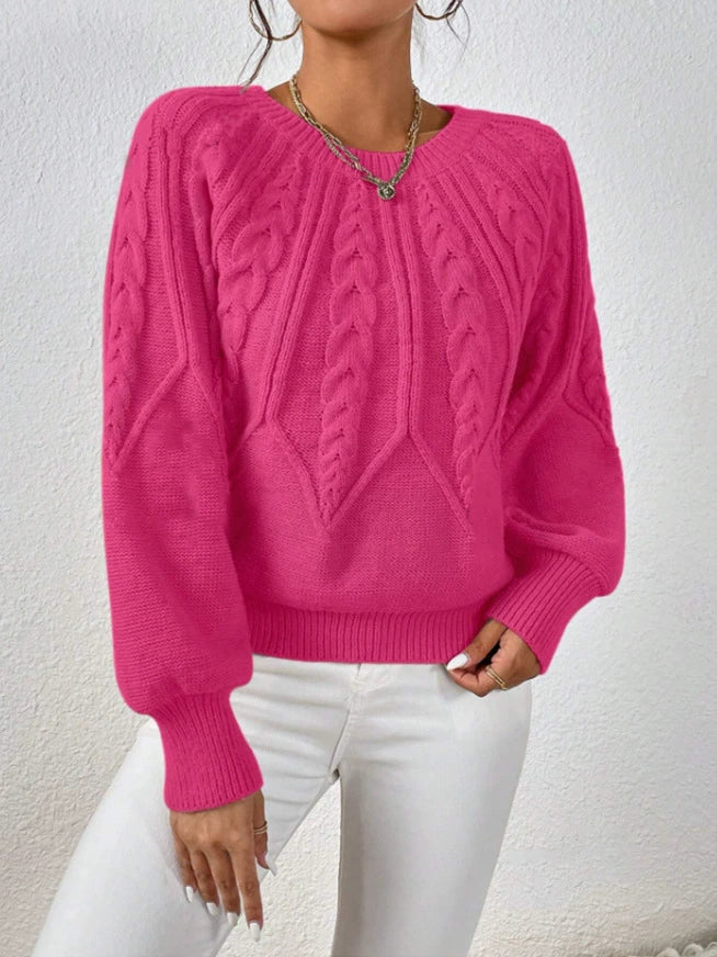 BROOKLYN | Women´s cozy braided sweatshirt