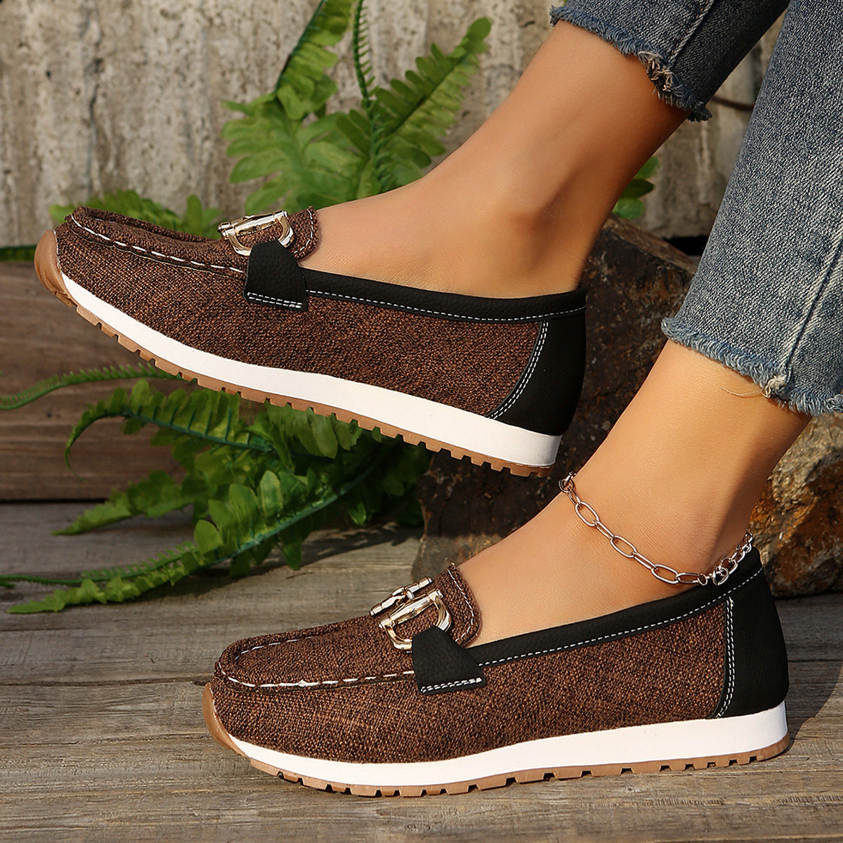 ARTHA | Women´s thick soled sports loafers