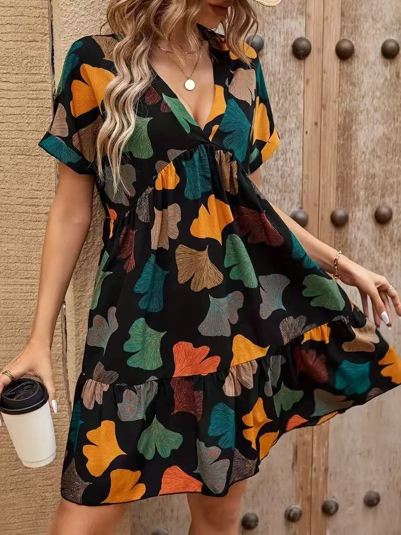 LILY | Women´s v-neck cozy dress