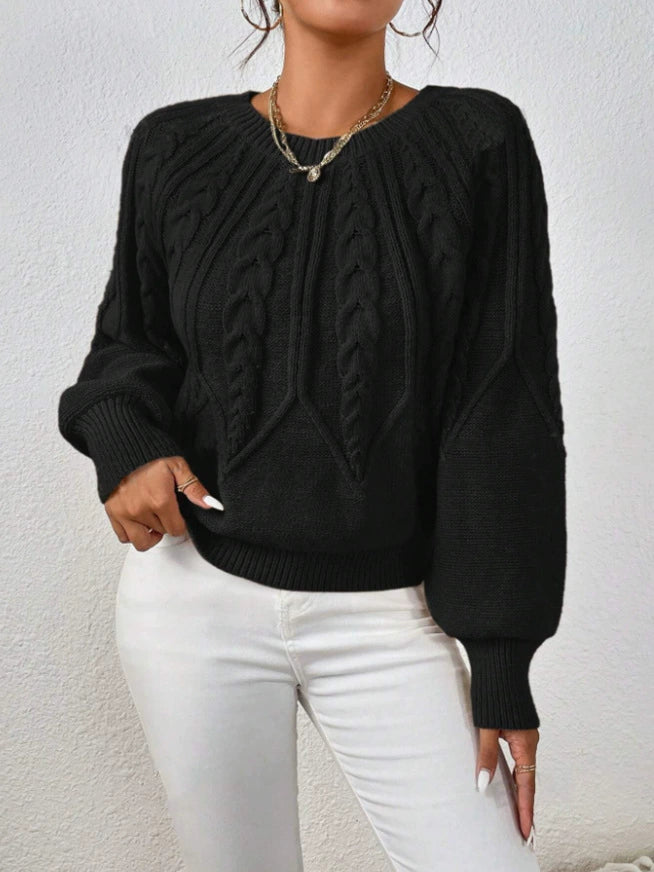 BROOKLYN | Women´s cozy braided sweatshirt