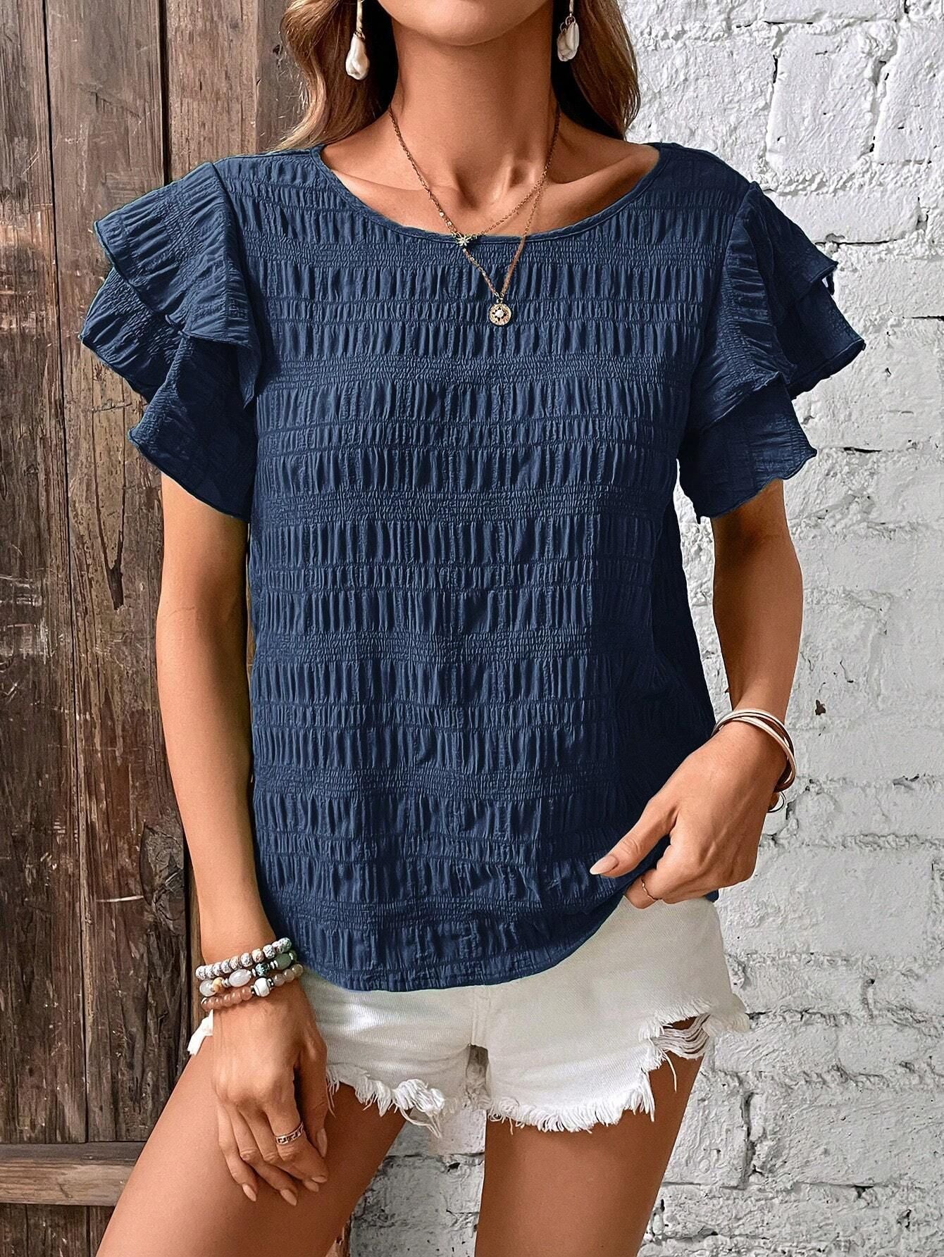 RACHEL | Women´s ruffled blouse