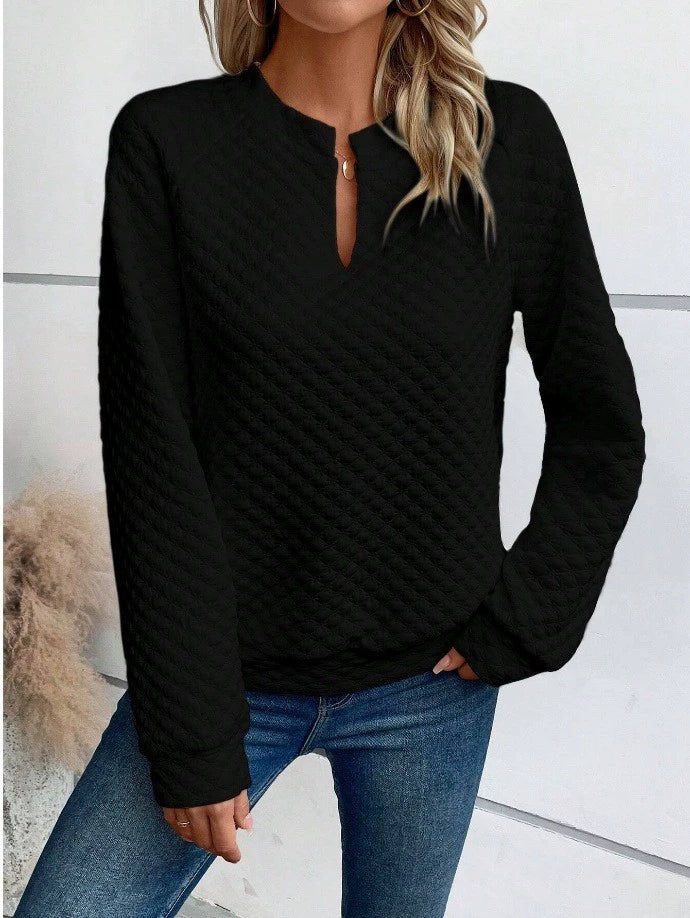 DAISY | Long sleeve slit sweatshirt