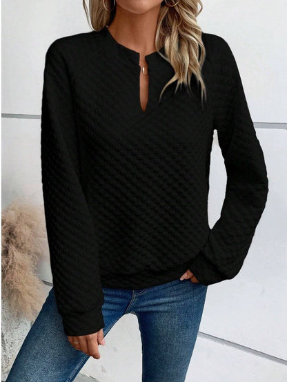DAISY | Long sleeve slit sweatshirt