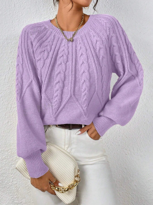 BROOKLYN | Women´s cozy braided sweatshirt