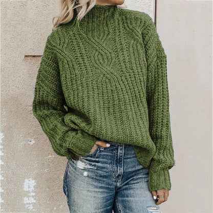 BELLA | Women´s knitted turtleneck sweatshirt